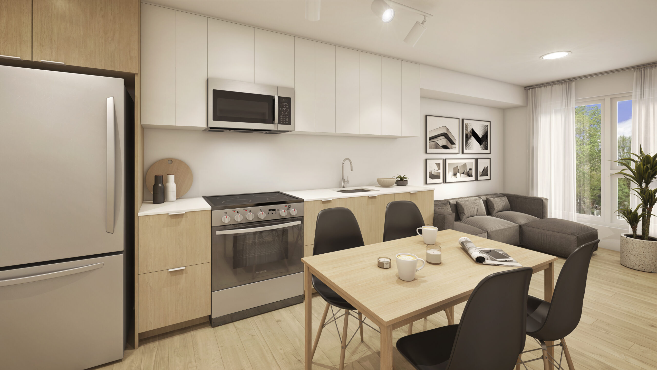 3 ½ – unité #206 – 1029 rue St-Vallier Ouest