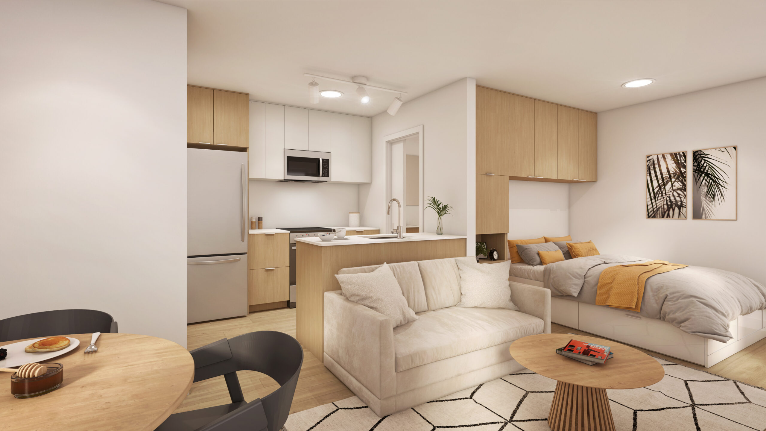 Studio – unité #204 – 1029 rue St-Vallier Ouest